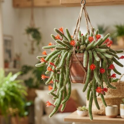 Chamaecereus Silvestrii Cactus Hanging