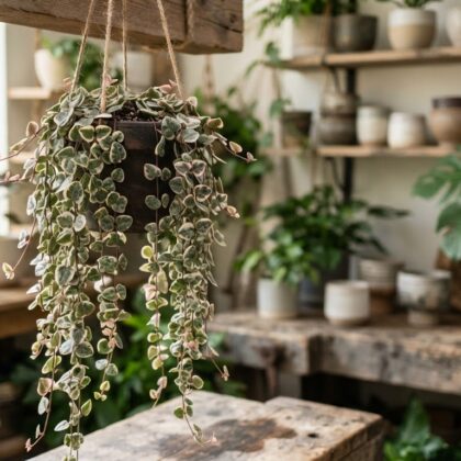 Dischidia Ruscifolia Hearts Variegated Hanging