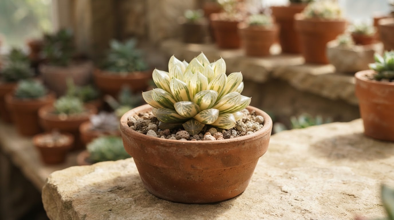 Haworthia Cymbiformis Variegata