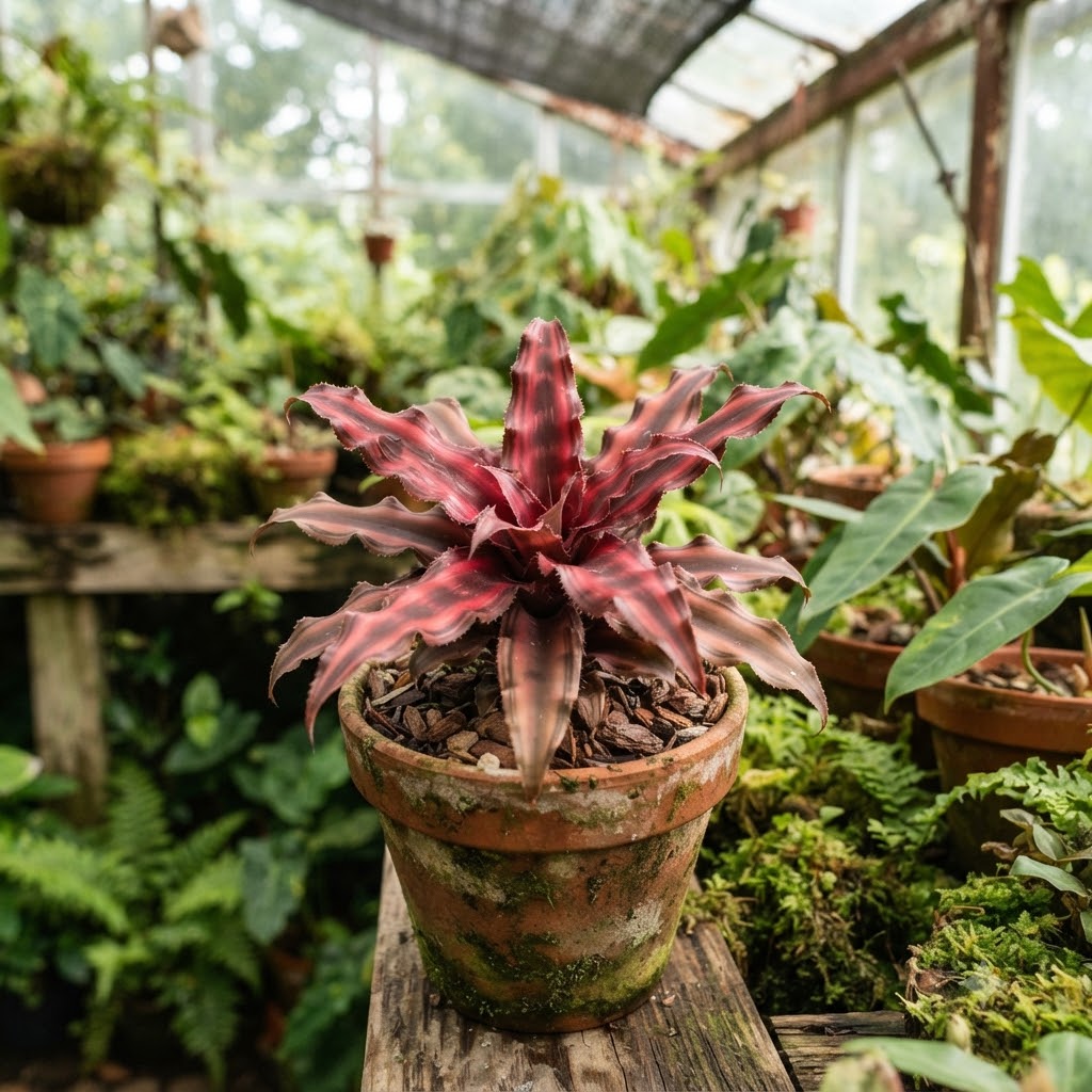 Cryptanthus bivittatus 'Ruby Star' - Image 3