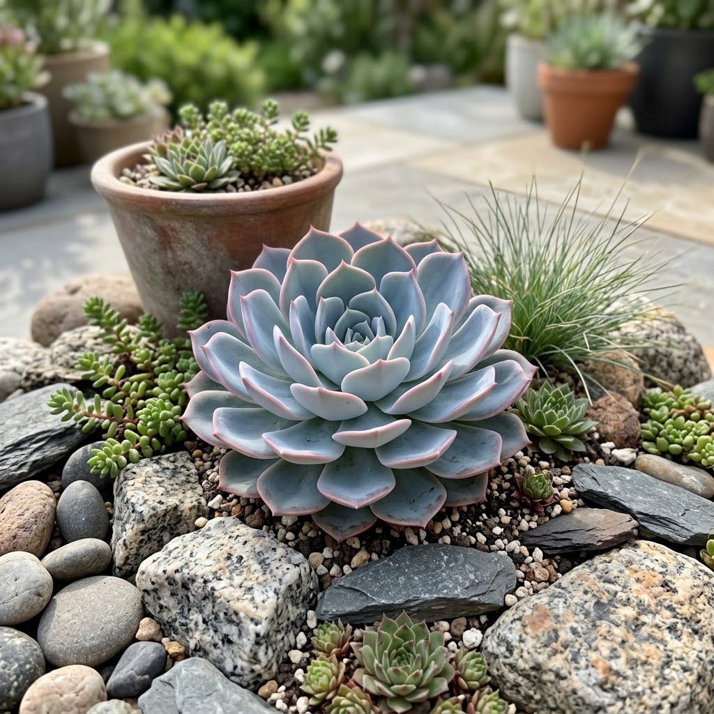 Echeveria hybrida 'Blue Sunshine' (#54) - Image 3