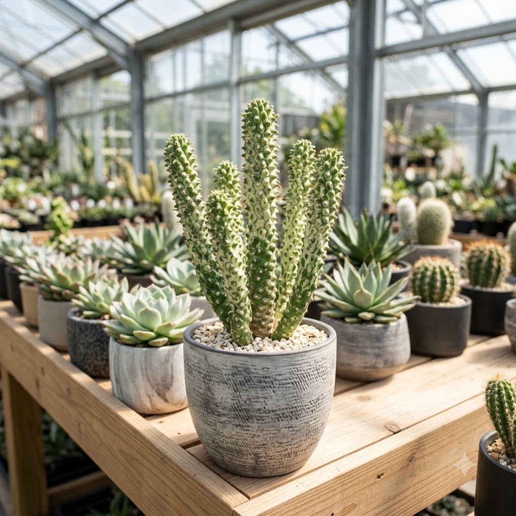 Euphorbia mammillaris 'Variegated' - Image 3
