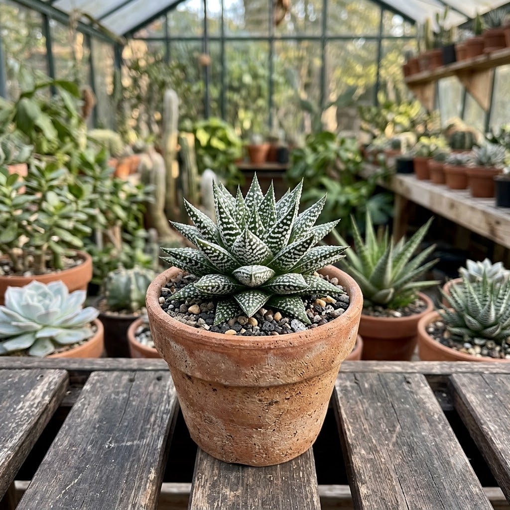Haworthia hybrida 'Snowstorm' - Image 7