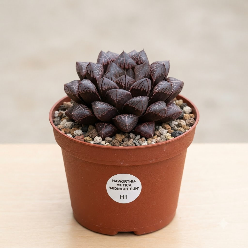 Haworthia mutica – Crystal Window Succulent - Image 4