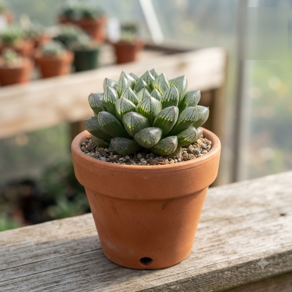 Haworthia mutica – Crystal Window Succulent - Image 5