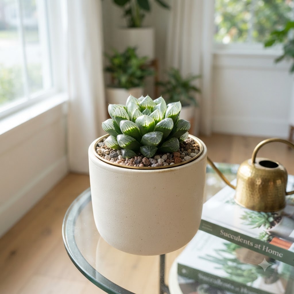 Haworthia mutica – Crystal Window Succulent - Image 10