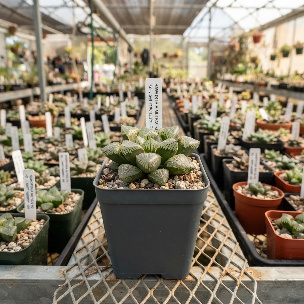 Haworthia mutica – Crystal Window Succulent - Image 11