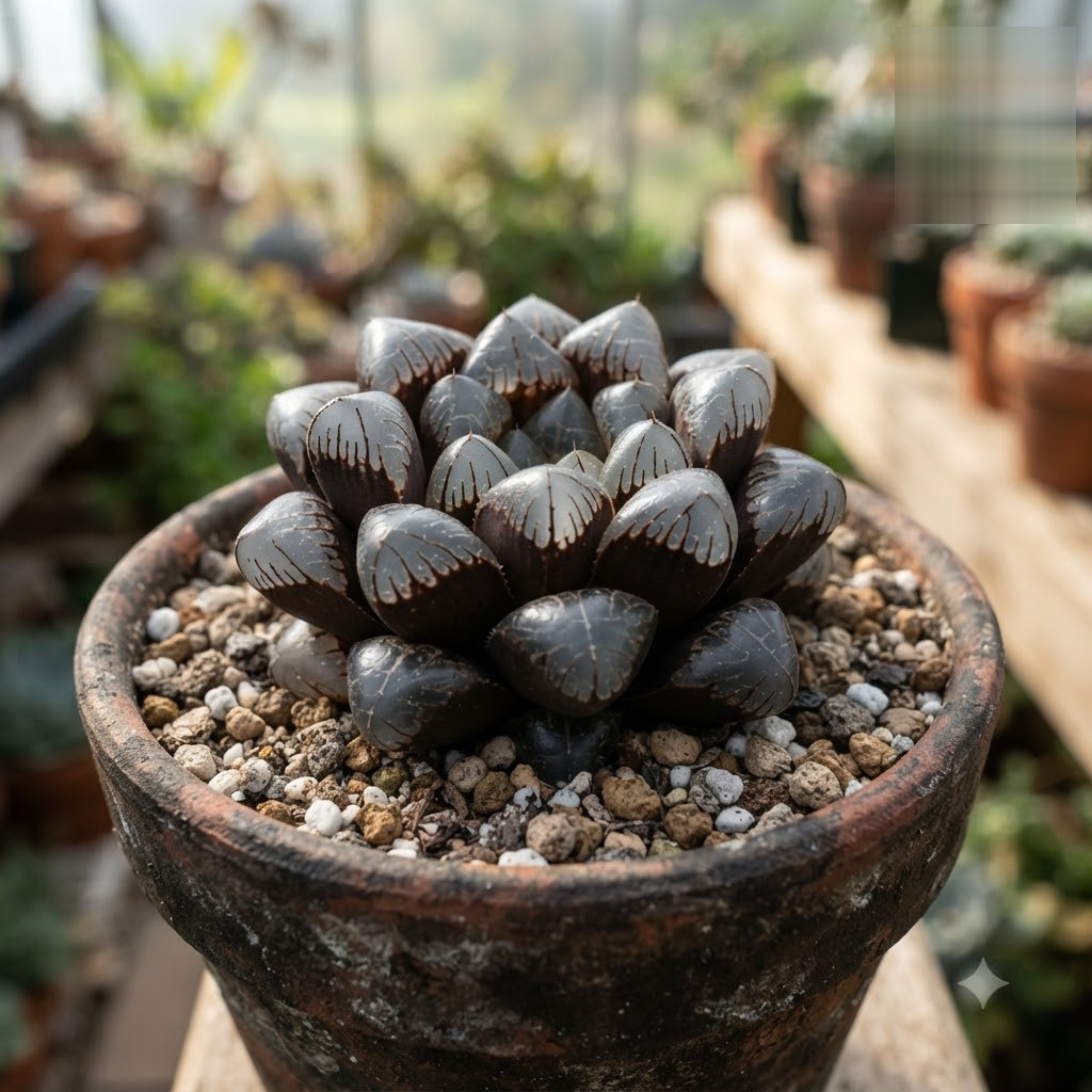 Haworthia mutica – Crystal Window Succulent - Image 16