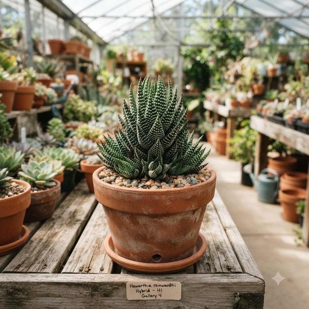 Haworthia reinwardtii Hybrid – Textured Tower Succulent - Image 6