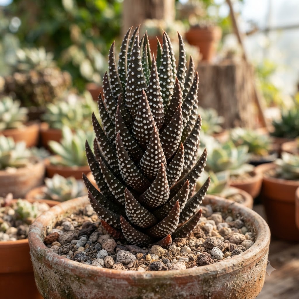 Haworthia reinwardtii Hybrid – Textured Tower Succulent - Image 8