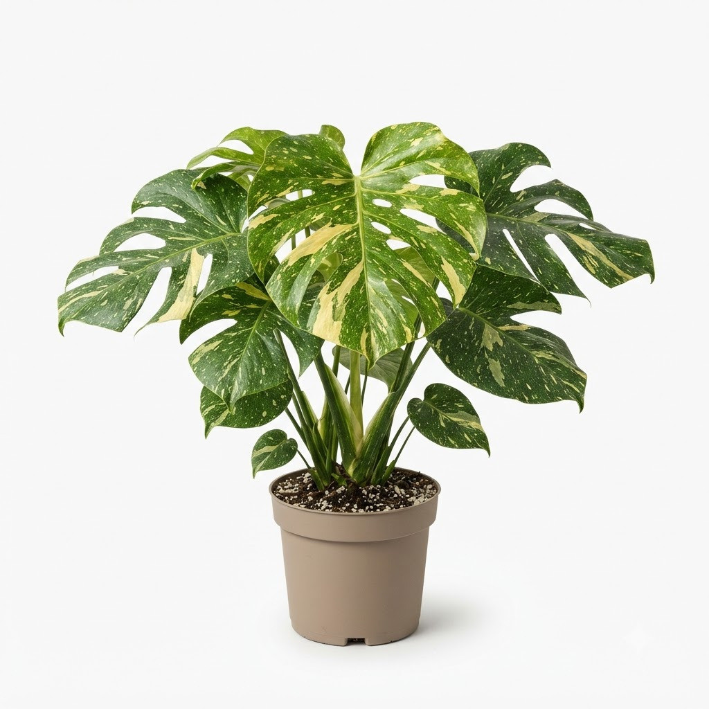 Monstera deliciosa Aurea Variegata Marbled