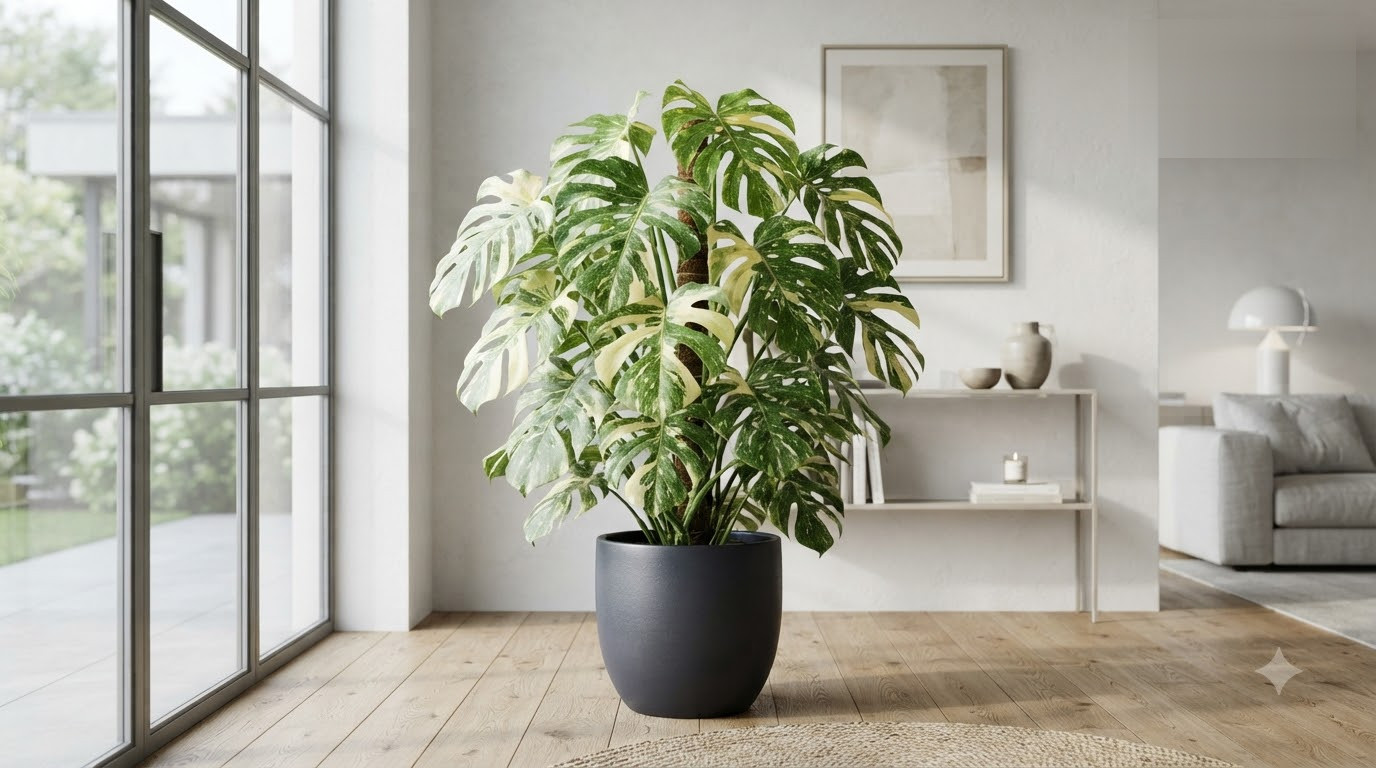 Monstera deliciosa Lemon Pompon - Image 5