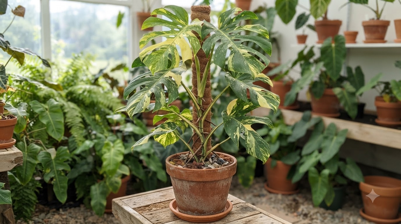 Monstera deliciosa Lemon Pompon - Image 6