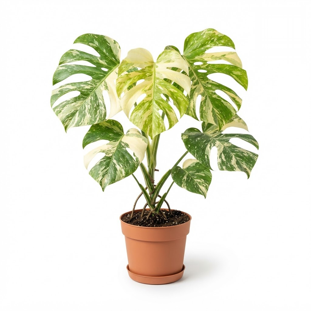 Monstera deliciosa Thai Constellation Creme Brulee