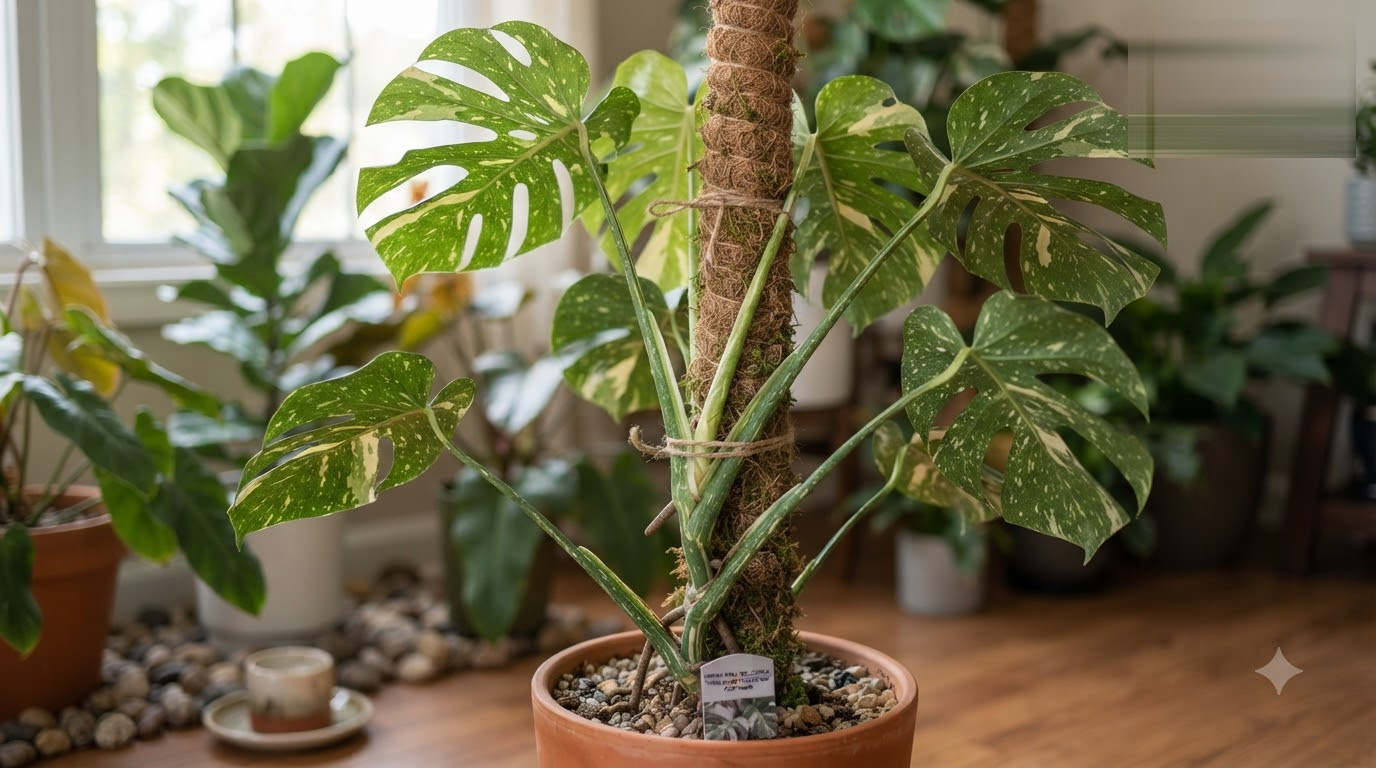 Monstera deliciosa Thai Constellation Platinum - Image 6