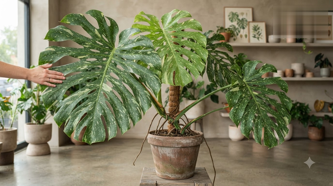 Monstera deliciosa Thrasher Sport Mint - Image 4