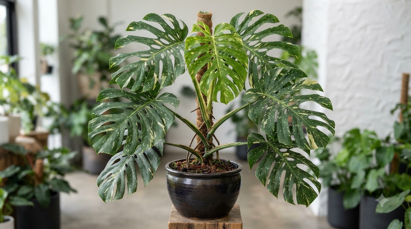 Monstera lechleriana Variegated - Image 9