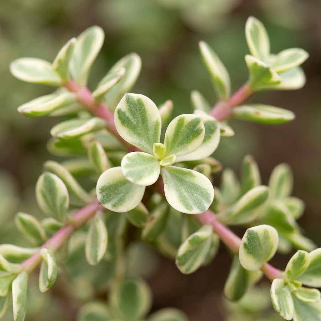 Portulacaria afra 'Tricolor' - Rainbow Elephant Bush | Variegated Elephant Bush Succulent - Image 10