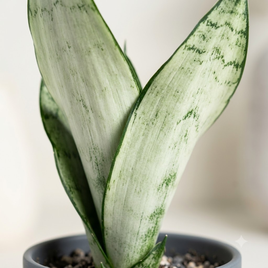 Sansevieria trifasciata 'Frozen' – Frozen Silver Snake Plant - Image 5