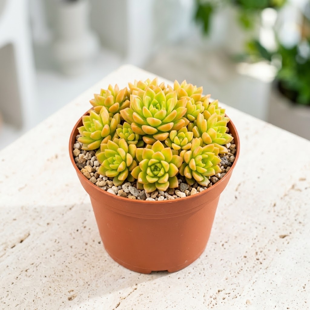 Sedum hybrida 'Silver' – Silvery Green Rosette Succulent - Image 12