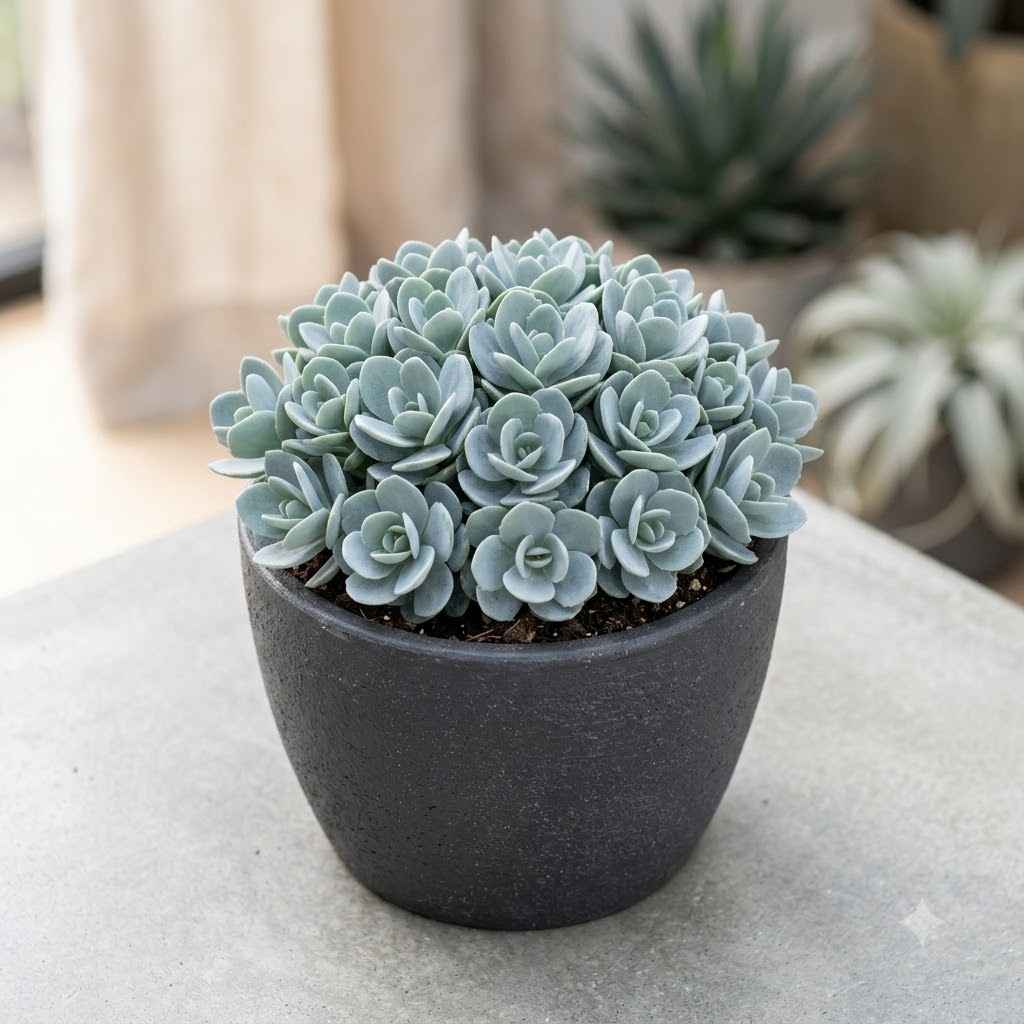 Sedum hybrida 'Silver' – Silvery Green Rosette Succulent - Image 14
