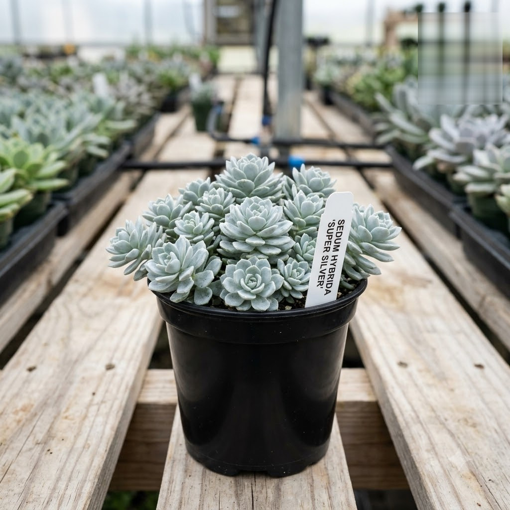 Sedum Hybrida 'Super Silver' – Silver Glow Succulent - Image 5