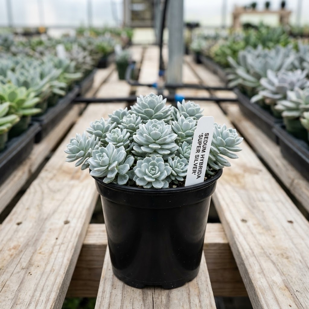 Sedum Hybrida 'Super Silver' – Silver Glow Succulent - Image 11