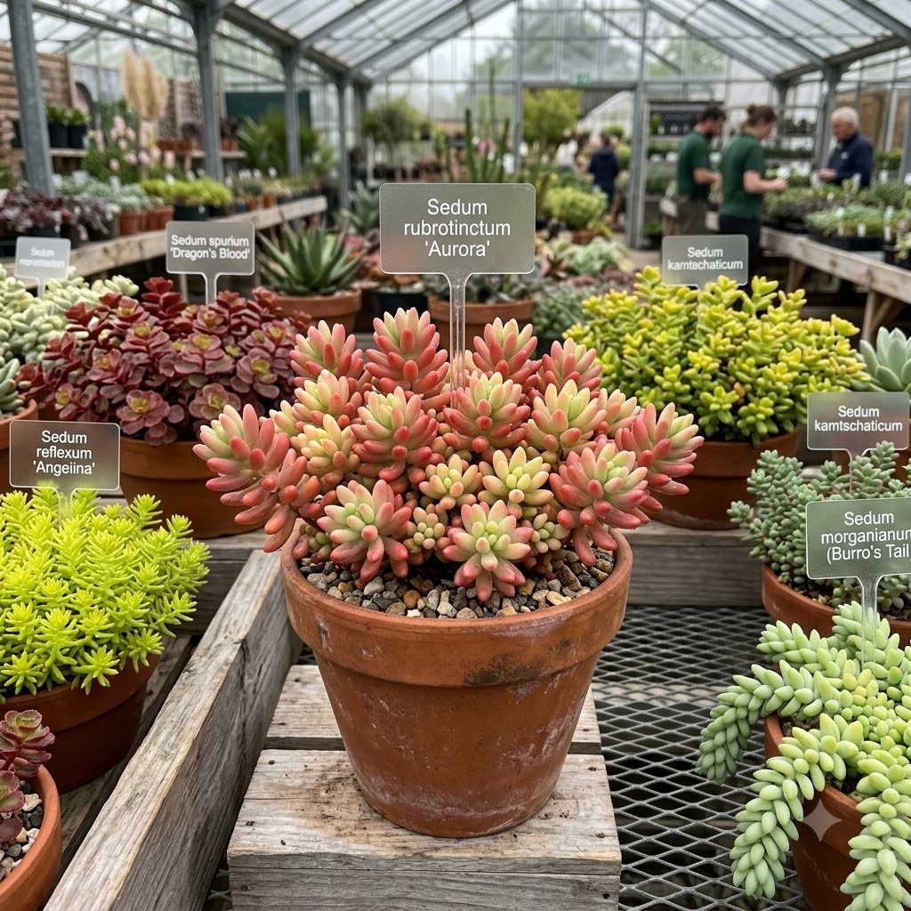Sedum Rubrotinctum 'Aurora' – Pink Aurora Jelly Bean Succulent - Image 4