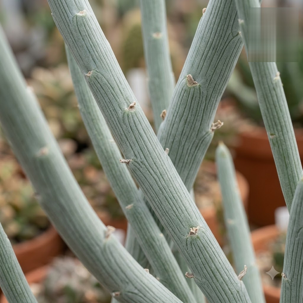 Senecio anteuphorbium – Rare Blue Pencil Succulent | Premium Architectural Plant - Image 4