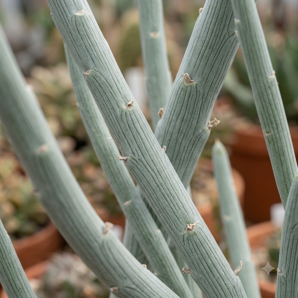 Senecio anteuphorbium – Rare Blue Pencil Succulent | Premium Architectural Plant - Image 12