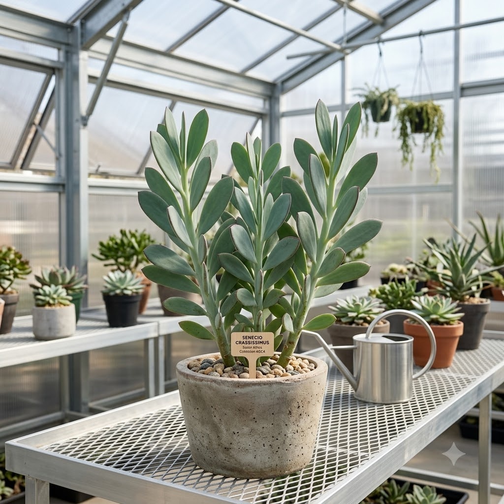 Senecio crassissimus – Vertical Leaf Senecio | Premium Purple Succulent - Image 11