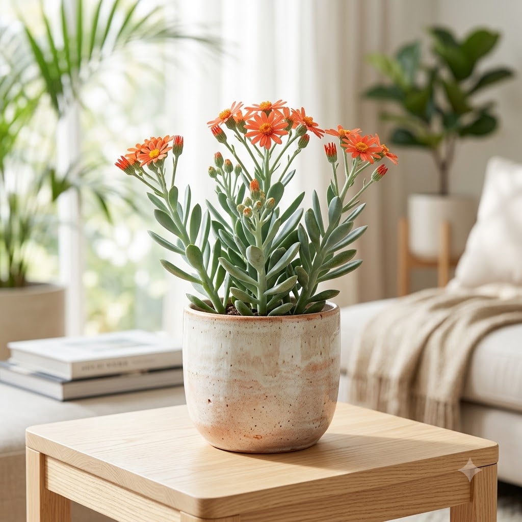 Senecio kleinia fulgens – Scarlet Kleinia Succulent - Image 13