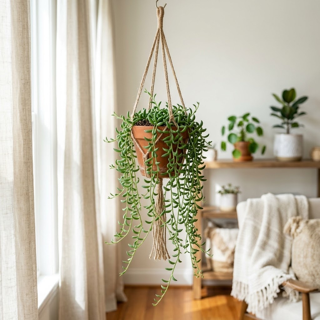 Senecio radicans 'String of Bananas' – Cascading Banana Succulent - Image 10
