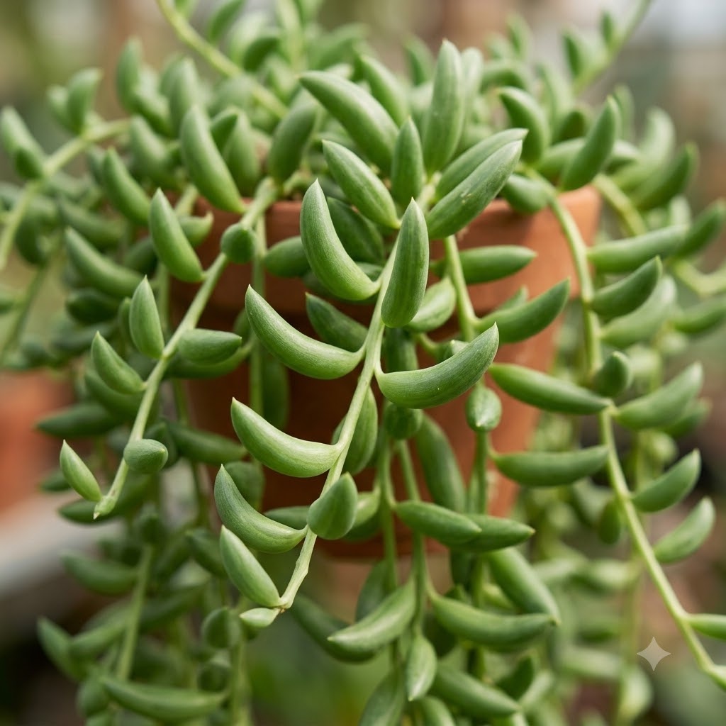 Senecio radicans 'String of Bananas' – Cascading Banana Succulent - Image 13