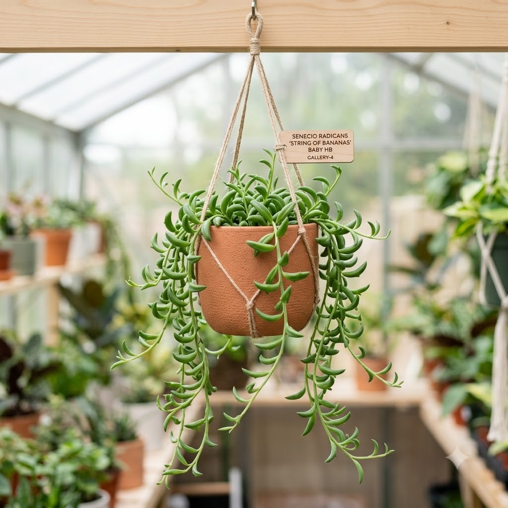 Senecio radicans 'String of Bananas' – Cascading Banana Succulent - Image 14