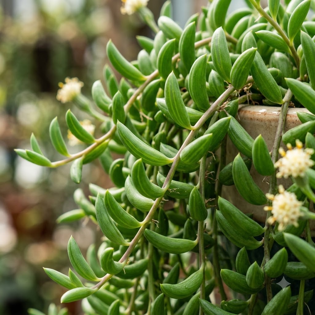 Senecio radicans 'String of Bananas' – Cascading Banana Succulent - Image 17