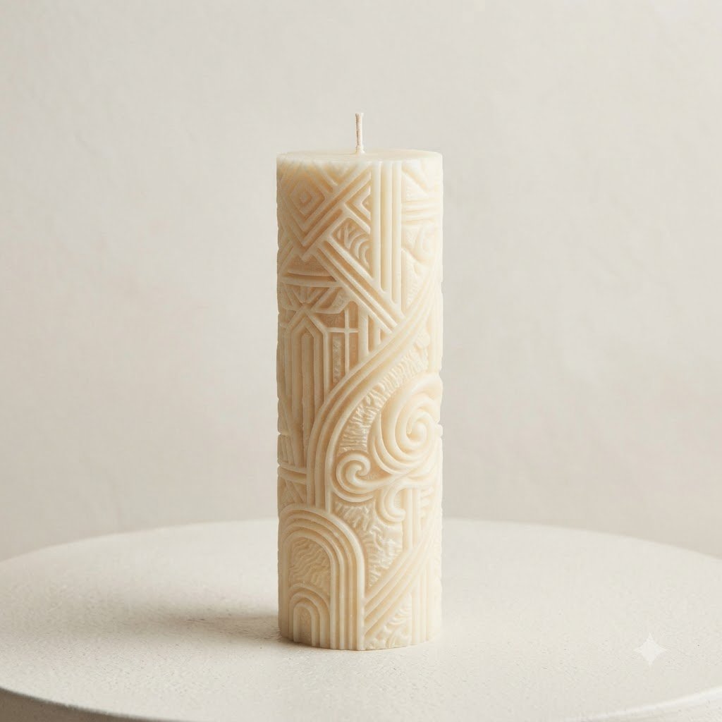 Designer Pillar Candle - Image 4