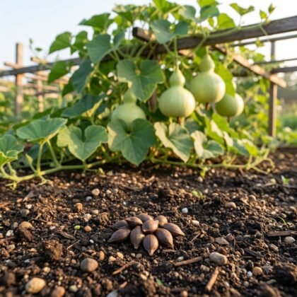 Bottle Gourd ( Round ) Hybrid Seeds