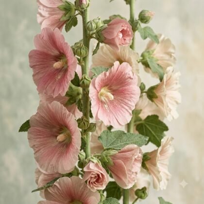 Hollyhocks Mixed Flower Seeds