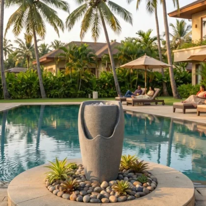 Ripple Stone Fountain