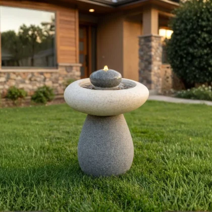 Zen Pebble Fountain