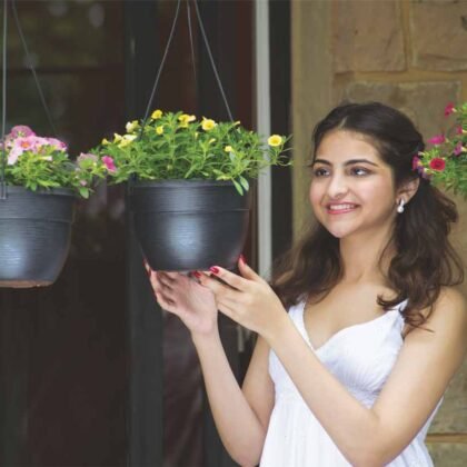 Corsica Hanging Basket Planter