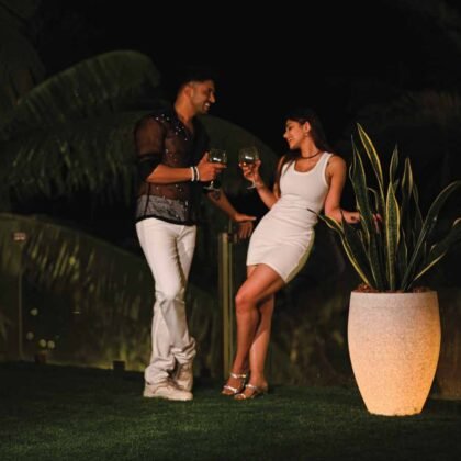 Milano High Illuminated Planter