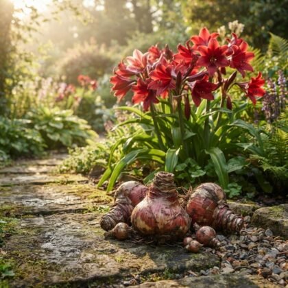 Crinum Lily (Red) - 5 Bulbs