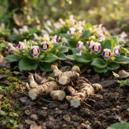 Kaempferia galanga (Violet) - 5 Bulbs