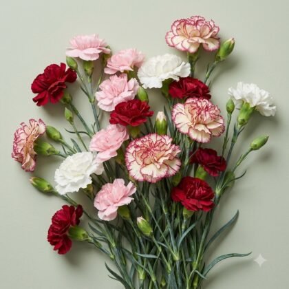 Carnation Giant Chabaud Mixed Flower Seeds