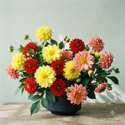 Dahlia Figaro Mixed Flower Seeds