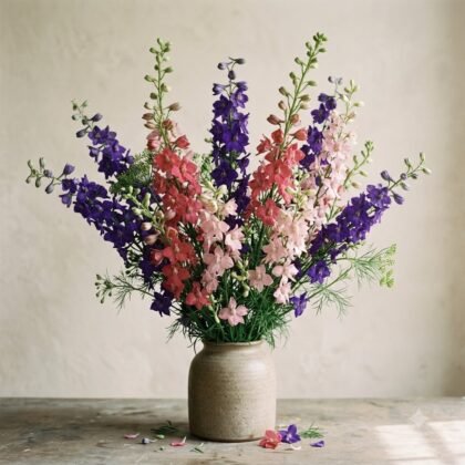 Larkspur Imperial Mixed Flower Seeds