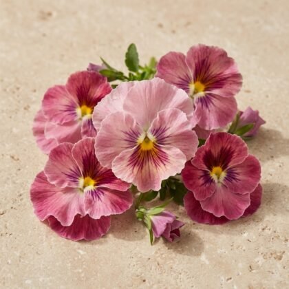 Pansy Sherbet Pink Flower Seeds