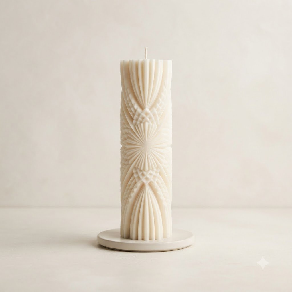 Designer Pillar Candle